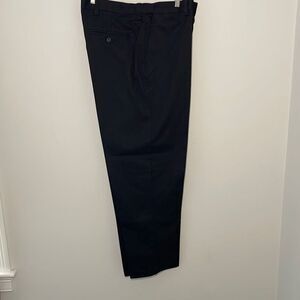 Puritan Mens Dress Pants Work Comfort Stretch Waist Chino Size 40x 32 Black‎ New